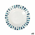 Suppenteller Quid Simetric Blau aus Keramik 20 cm (12 Stück)
