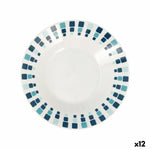 Suppenteller Quid Simetric Blau aus Keramik 20 cm (12 Stück)