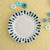 Flacher Teller Quid Simetric Blau aus Keramik 23 cm (12 Stück)