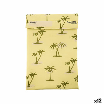 Brotzeitdose Koala Pastel Gelb Textil 26 x 17,5 cm (12 Stück)