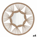 Wandspiegel Vinthera Moa Rattan natürlich 59 cm (4 Stück)