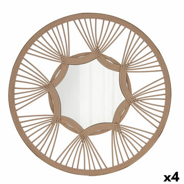 Wandspiegel Vinthera Moa Rattan natürlich 59 cm (4 Stück)