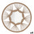 Wandspiegel Vinthera Moa Rattan natürlich 59 cm (4 Stück)