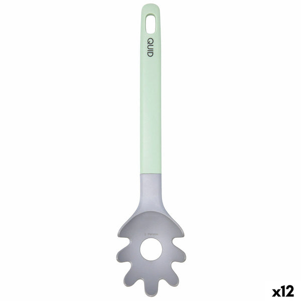 Spaghettilöffel Quid Ozon grün Kunststoff 32 cm (12 Stück)