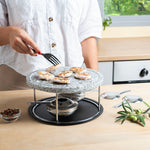 Steinofengrill Quid Naturalia Schwarz 23 x 13 cm (2 Stück)
