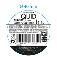 Kanne Quid Sunset Blau Kunststoff 1,5 L