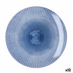 Flacher Teller Quid Sunset Blau Kunststoff 26 cm (12 Stück)