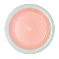 Flacher Teller Quid Kaleido grün Koralle aus Keramik Ø 27 cm (12 Stück)