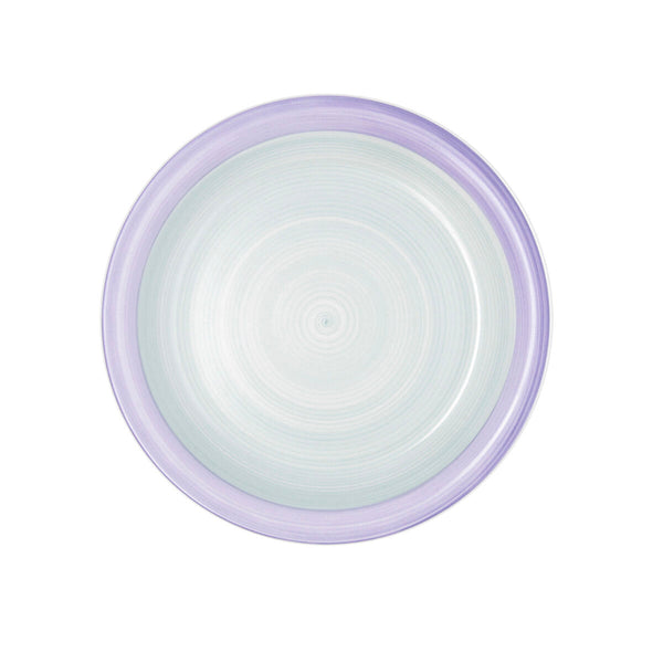 Flacher Teller Quid Kaleido grün Lila aus Keramik 27 cm (12 Stück)