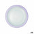 Flacher Teller Quid Kaleido grün Lila aus Keramik 27 cm (12 Stück)