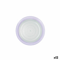 Dessertteller Quid Kaleido grün Lila aus Keramik 19 cm (12 Stück)