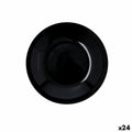 Suppenteller Quid Select Basic Schwarz Melamine 23 cm (24 Stück)