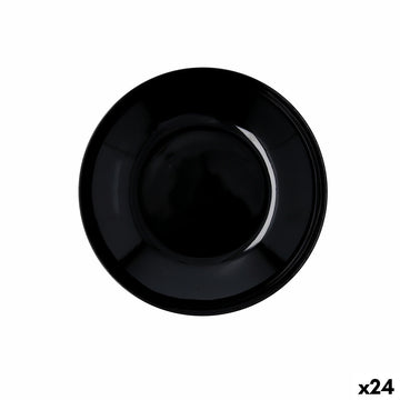 Suppenteller Quid Select Basic Schwarz Melamine 23 cm (24 Stück)