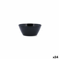 Schüssel für Vorspeisen Quid Select Basic Schwarz Melamine 15 cm (24 Stück)