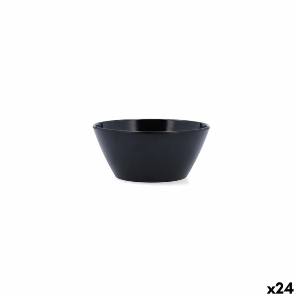 Schüssel für Vorspeisen Quid Select Basic Schwarz Melamine 15 cm (24 Stück)
