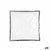 Flacher Teller Quid Select Filo Weiß Schwarz Kunststoff karriert 19 x 19 x 4,5 cm (12 Stück)