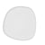 Flacher Teller Bidasoa Fosil Weiß aus Keramik 26,3 x 25,5 x 2,4 cm (6 Stück)