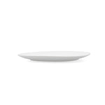 Flacher Teller Bidasoa Fosil Weiß aus Keramik Oval 28 x 24,8 x 2,5 cm (6 Stück)