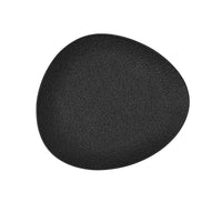 Flacher Teller Bidasoa Fosil Schwarz aus Keramik Oval 22,8 x 20,1 x 2,2 cm (9 Stück)
