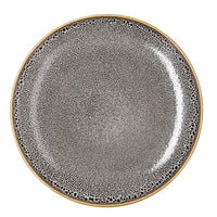 Flacher Teller Ariane Jaguar Freckles Braun aus Keramik 27 cm (6 Stück)