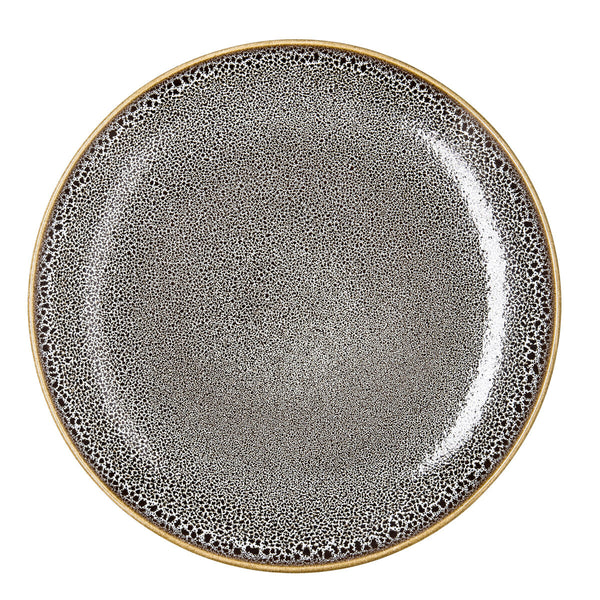 Flacher Teller Ariane Jaguar Freckles Braun aus Keramik 27 cm (6 Stück)