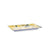 Tablett für Snacks Quid Sicilia Bunt Biokunststoff Zitronengelb 25 x 15 x 2 cm (12 Stück)