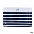 Tablett für Snacks Quid Atlantic Bunt Biokunststoff 30 x 20 x 2 cm (12 Stück)