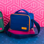 Wiederverwendbare Säcke für Lebensmittel Quid Sarao Blau Textil Ohne BPA 21 x 16 x 14 cm (6 Stück)