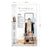 Garderobenständer mit Spiegel Vinthera Moa Schwarz Beige Metall Holz MDF 76 x 180 x 40 cm