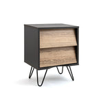 Nachttisch Vinthera Moa Braun Grau 40 x 49,5 x 30 cm