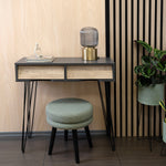 Beistelltisch Vinthera Moa Braun Grau 80 x 76 x 30 cm