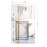 Beistelltisch Vinthera Moa Schwarz Beige 120 x 85 x 40 cm