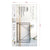 Beistelltisch Vinthera Moa Schwarz Beige 120 x 85 x 40 cm
