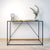 Beistelltisch Vinthera Moa Schwarz Beige 120 x 85 x 40 cm