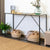 Beistelltisch Vinthera Moa Schwarz Beige 120 x 85 x 40 cm