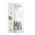Beistelltisch Vinthera Moa Schwarz Beige 100 x 90 x 34 cm