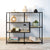 Beistelltisch Vinthera Moa Schwarz Beige 100 x 90 x 34 cm