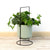 Blumentopf mit Ständer Vinthera Moa grün Metall 18 x 18 x 39 cm (6 Stück)
