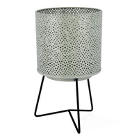 Blumentopf mit Ständer Vinthera Moa grün Metall 17 x 17 x 29,5 cm (6 Stück)