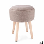 Hocker mit Stauraum Vinthera Moa Holz 34 x 34 x 45 cm (2 Stück)