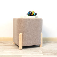 Puff Vinthera Moa Braun Holz 34 x 34 x 38 cm (2 Stück)