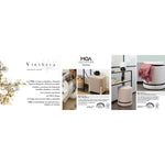 Puff Vinthera Moa Braun Holz 34 x 34 x 38 cm (2 Stück)