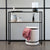 Puff Vinthera Moa Beige Holz 32 x 40 cm (2 Stück)