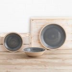 Geschirr Quid Baltic Grau aus Keramik 18 Stücke