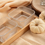 Satz für Appetithäppchen Quid Trend Braun Durchsichtig Glas Bambus