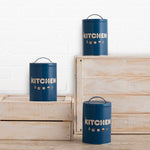 Set mit Kanistern Quid Baltic Blau 3 Stücke