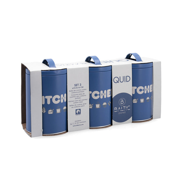 Set mit Kanistern Quid Baltic Blau 3 Stücke