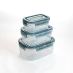 Lunchbox-Set Quid Minimal grün Kunststoff 500 ml 1 L 1,8 L 3 Stücke