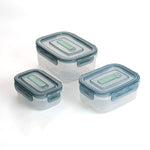 Lunchbox-Set Quid Minimal grün Kunststoff 500 ml 1 L 1,8 L 3 Stücke