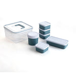 Stapelbares luftdichtes Küchenbehälterset Quid Minimal 7 Stücke